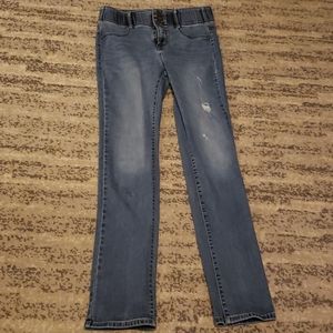 Stretchy waist jeans